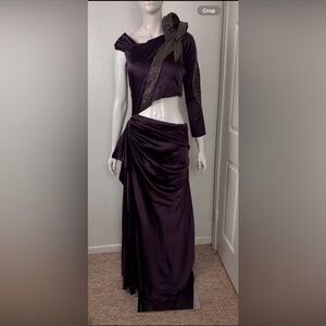 Unbranded Elegant Purple sequined Dress